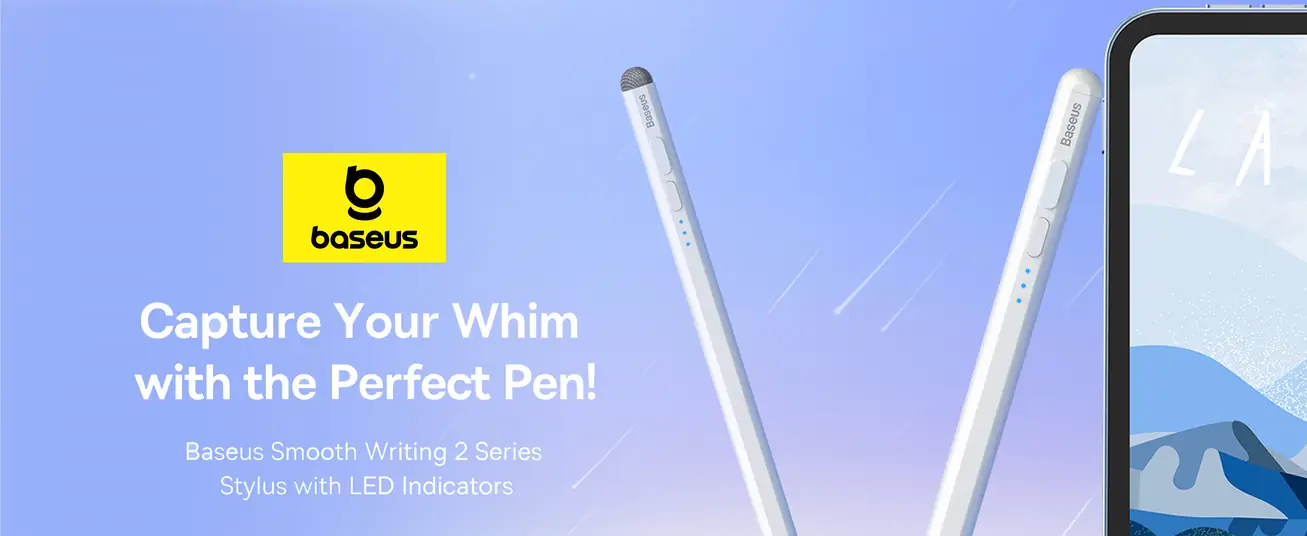 Baseus Smooth Writing 2 Series Stylus with LED Indicators – Type