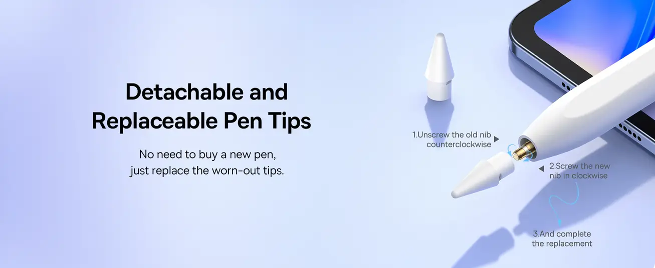 Baseus Smooth Writing 2 Series Stylus with LED Indicators – Type