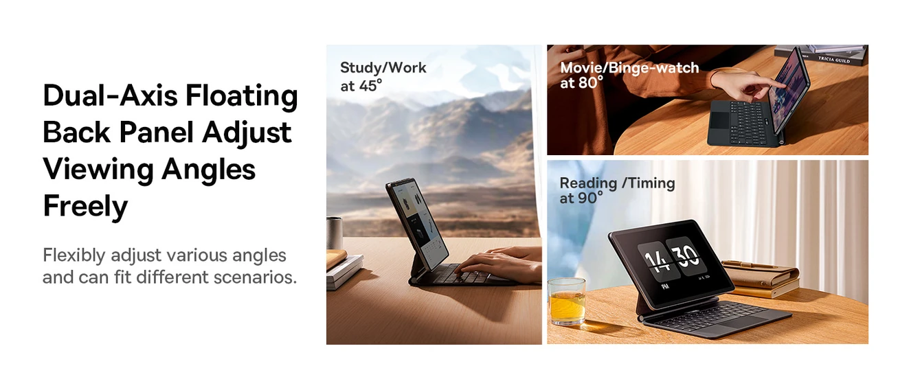 Baseus Brilliance Series 2 Keyboard Case for iPad Air 13 (2025/2024) &amp; iPad Pro 12.9 (2018