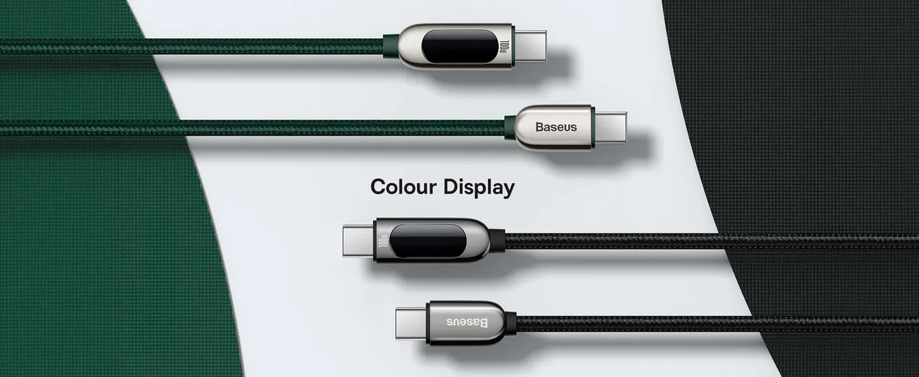 Baseus LED Display Fast Charging Data Cable Type