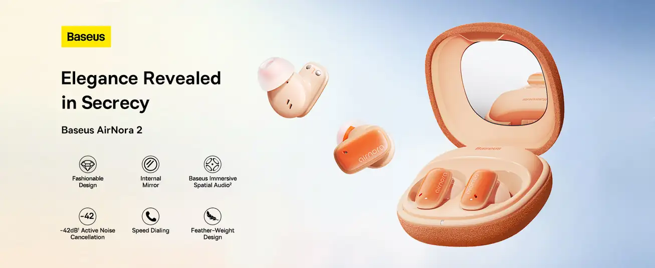 Baseus AirNora 2 True Wireless Earphones Gradient Orange