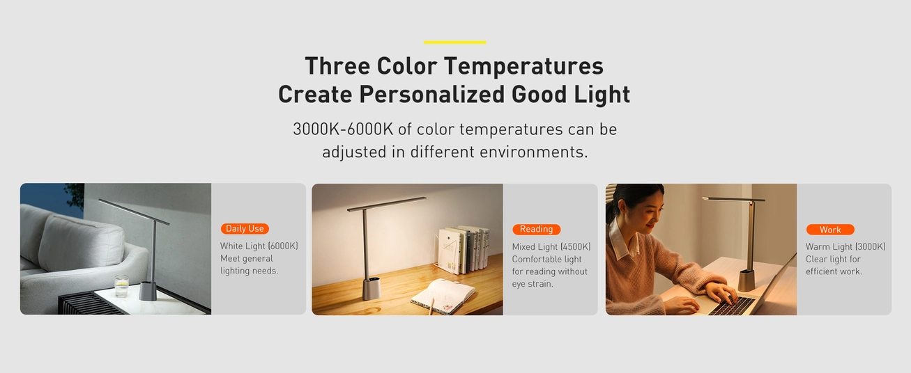 Baseus Smart LED Desk Lamp 5W 250 Lumens Eye