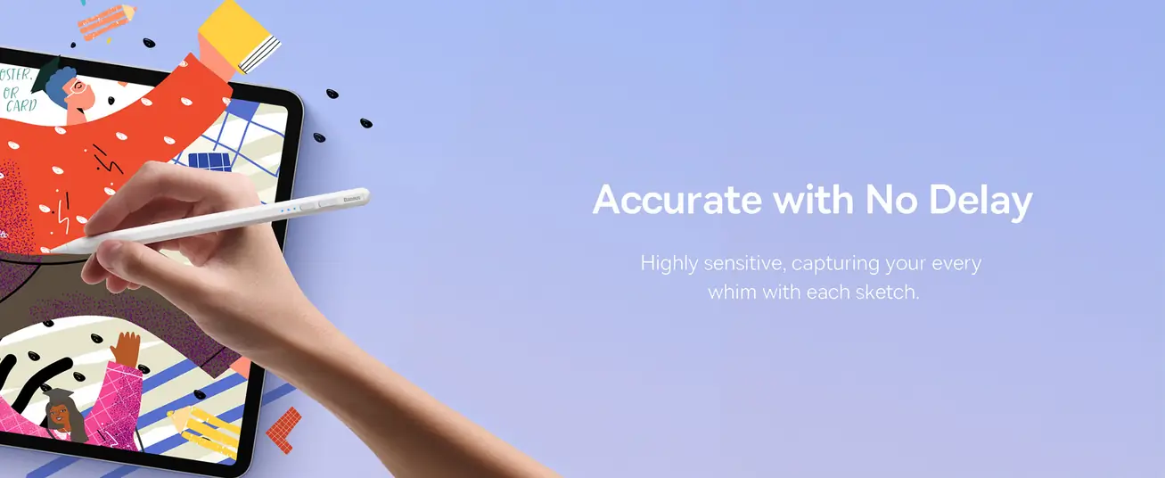 Baseus Smooth Writing 2 Series Stylus with LED Indicators – Type