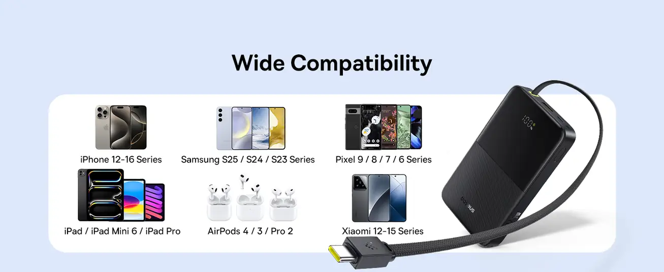 Baseus EnerFill Bipow2 Pro Power Bank 10000mAh