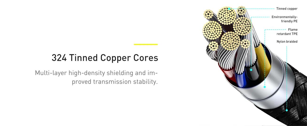 Baseus LED Display Fast Charging Data Cable Type