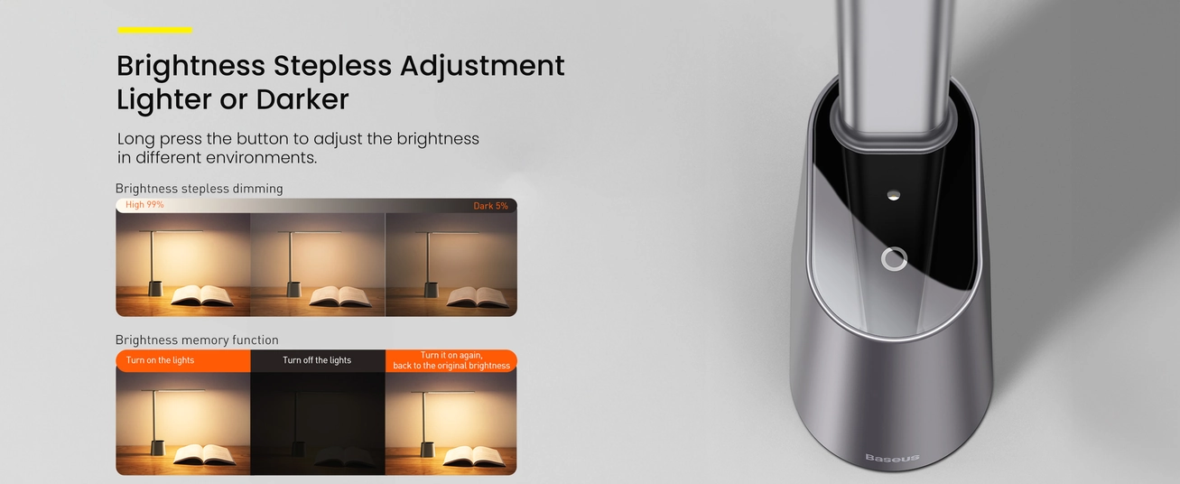 Baseus Smart LED Desk Lamp 5W 250 Lumens Eye