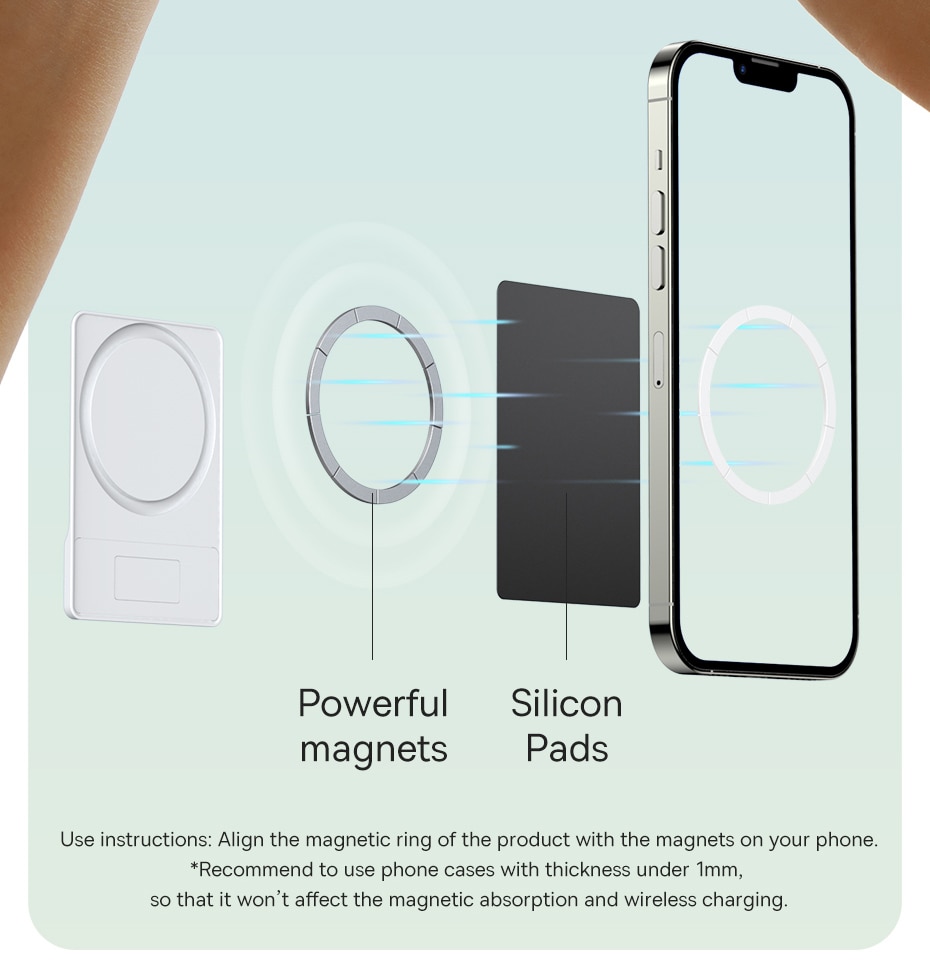Baseus Foldable Magnetic Phone Holder Stand For iPhone 13 12 Pro Max Flexible Adjustable Desk Desktop Cell Phone Holder Bracket