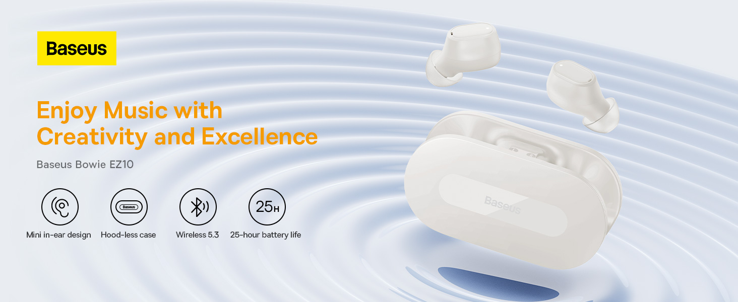 Baseus Bowie EZ10 True Wireless Earphones