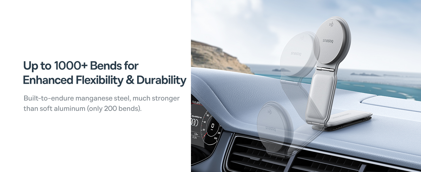 Baseus C02 PrimeTrip Series Mega Magnetic Wireless Charging Car Phone Holder with 15W Qi2 MagSafe