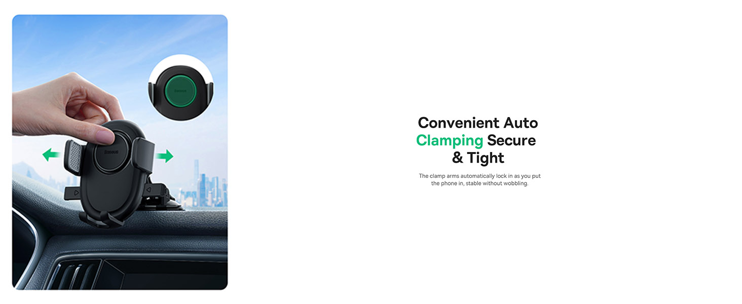 Baseus UltraControl Lite Series 2 in 1 Car Phone Holder