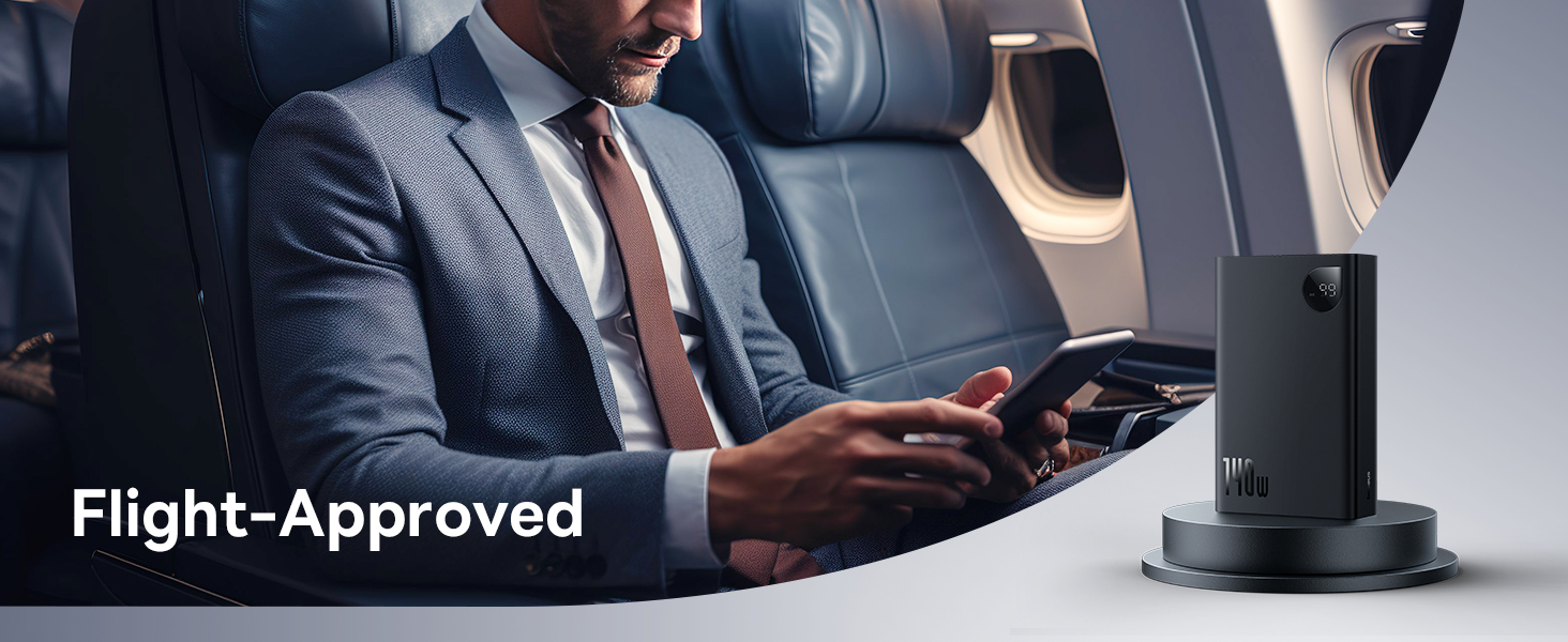 Baseus Laptop Power Bank 24000mAh with 140W Super Fast Charge