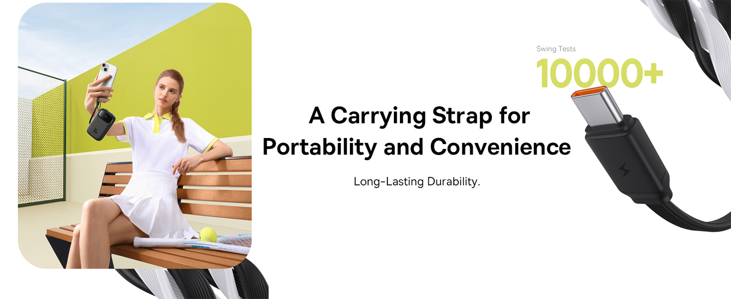 Baseus QPow2 10000mAh Digital Display Fast Charge Power Bank 30W With Built