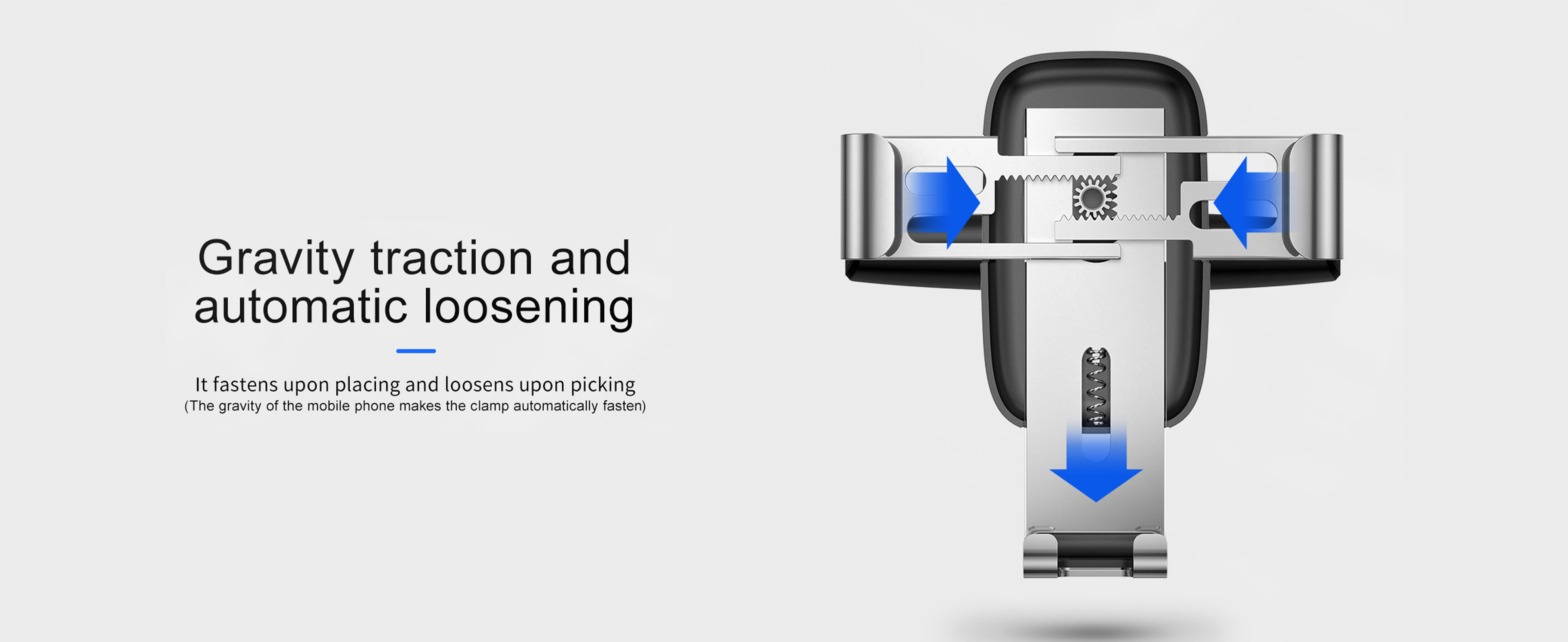Baseus Metal Age Gravity Car Mount (CD Version)