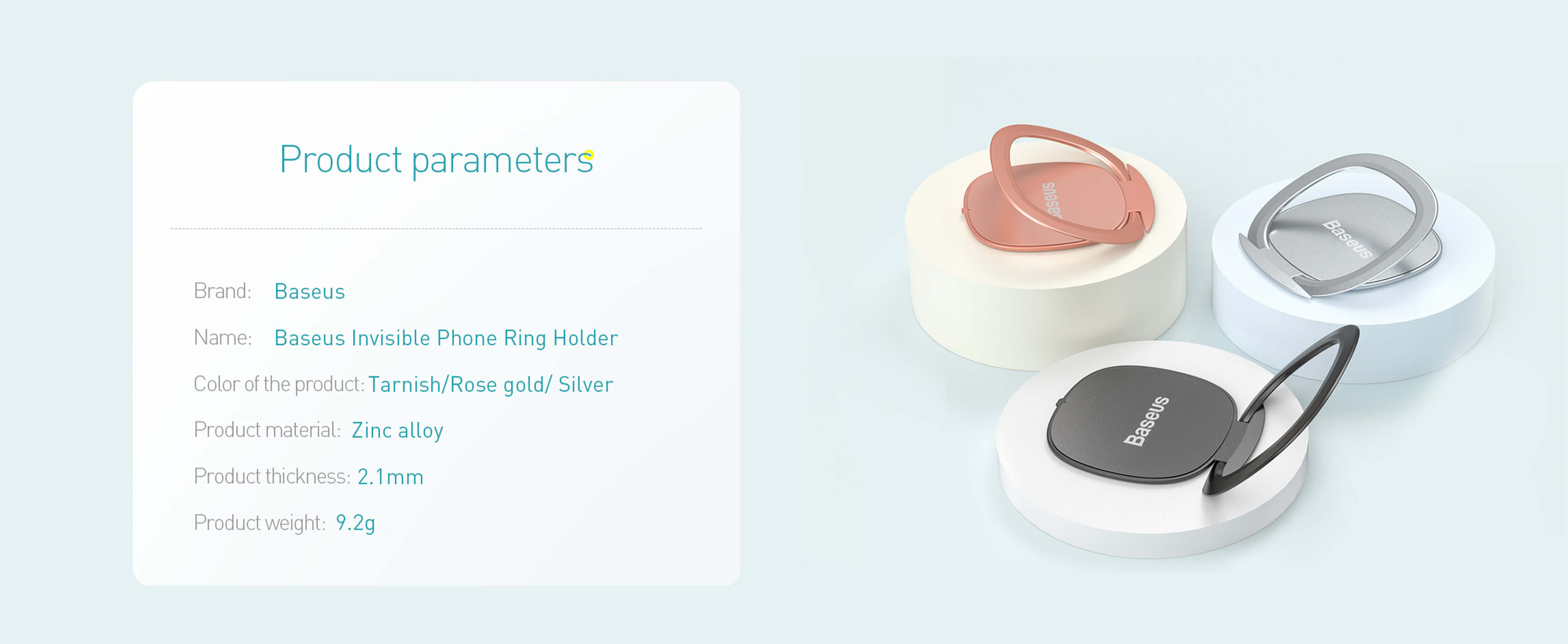 Baseus Invisible Phone Ring Holder