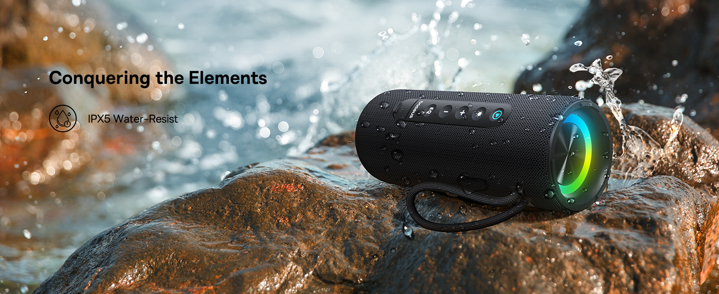 Baseus AeQur Series VO20 Bluetooth Speaker with Ambient RGB Light