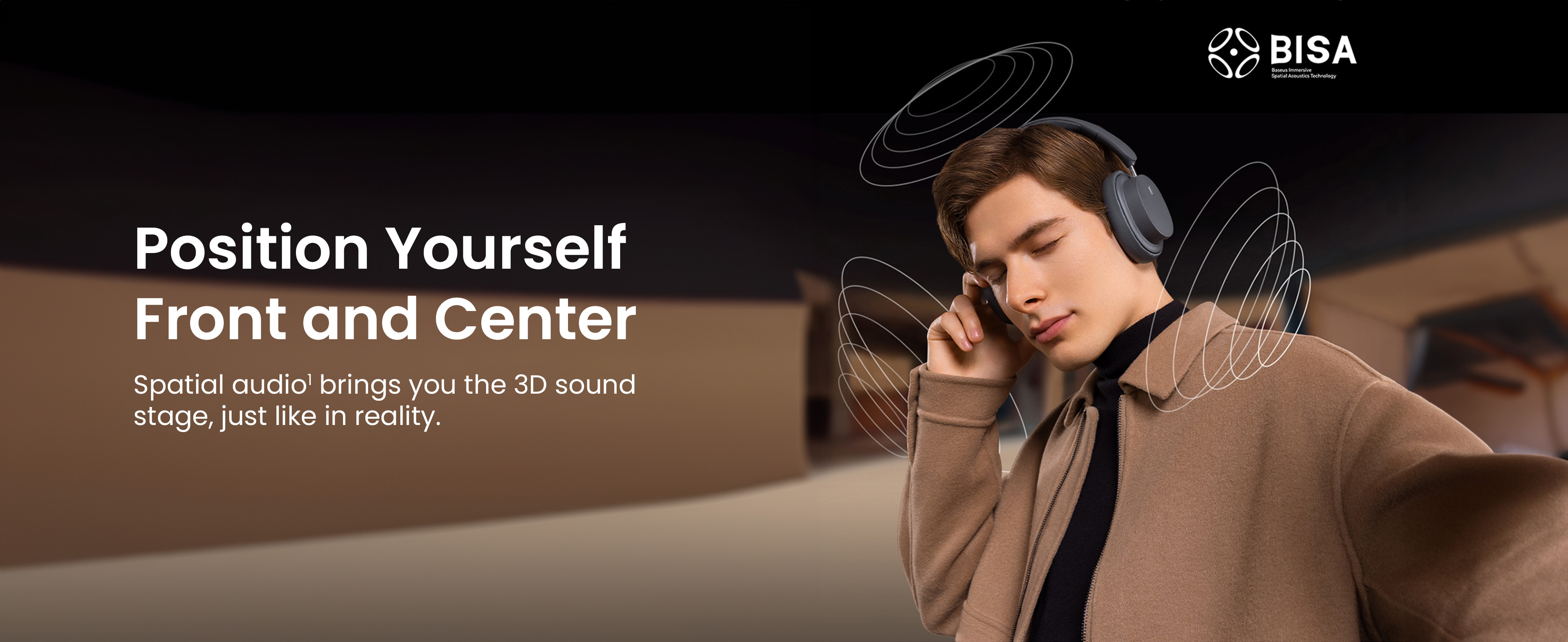 BASEUS Bowie D05 Wireless Bluetooth Headset Foldable HiFi Stereo Music Headphone