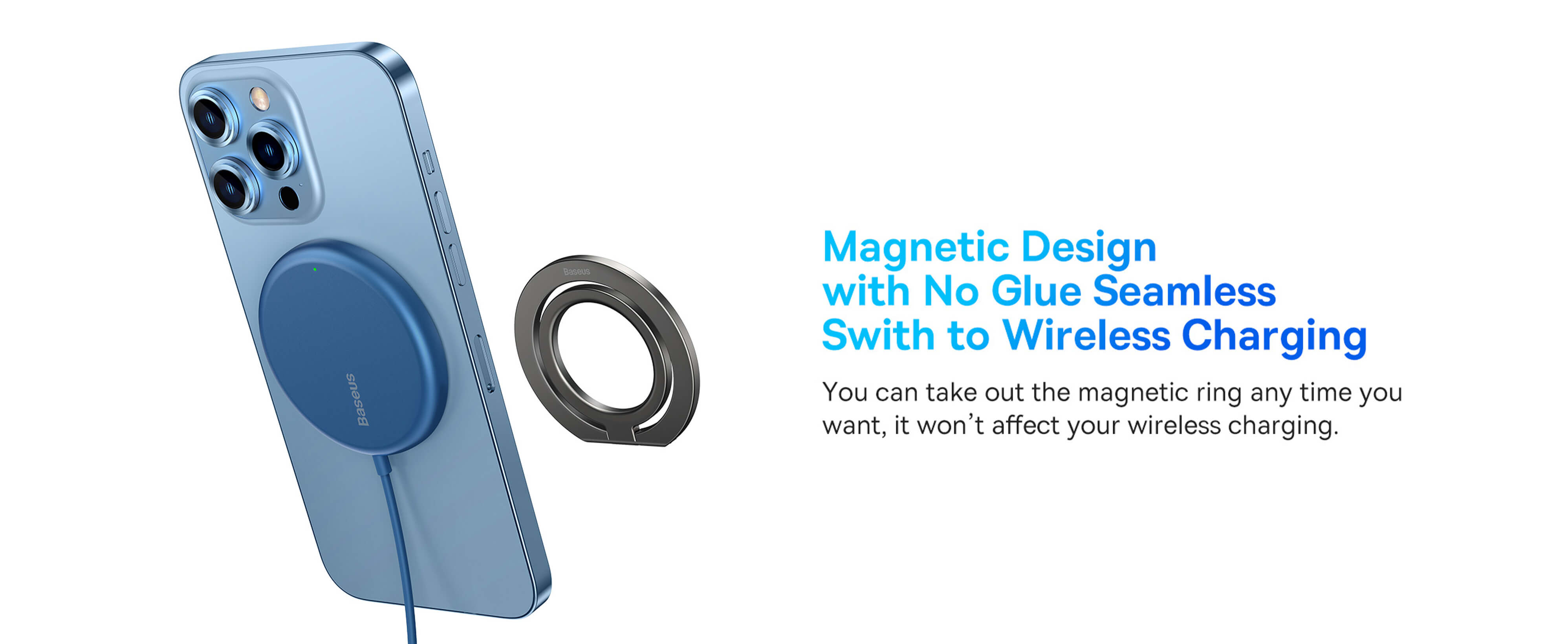 Baseus Halo Series Foldable Metal Ring Stand