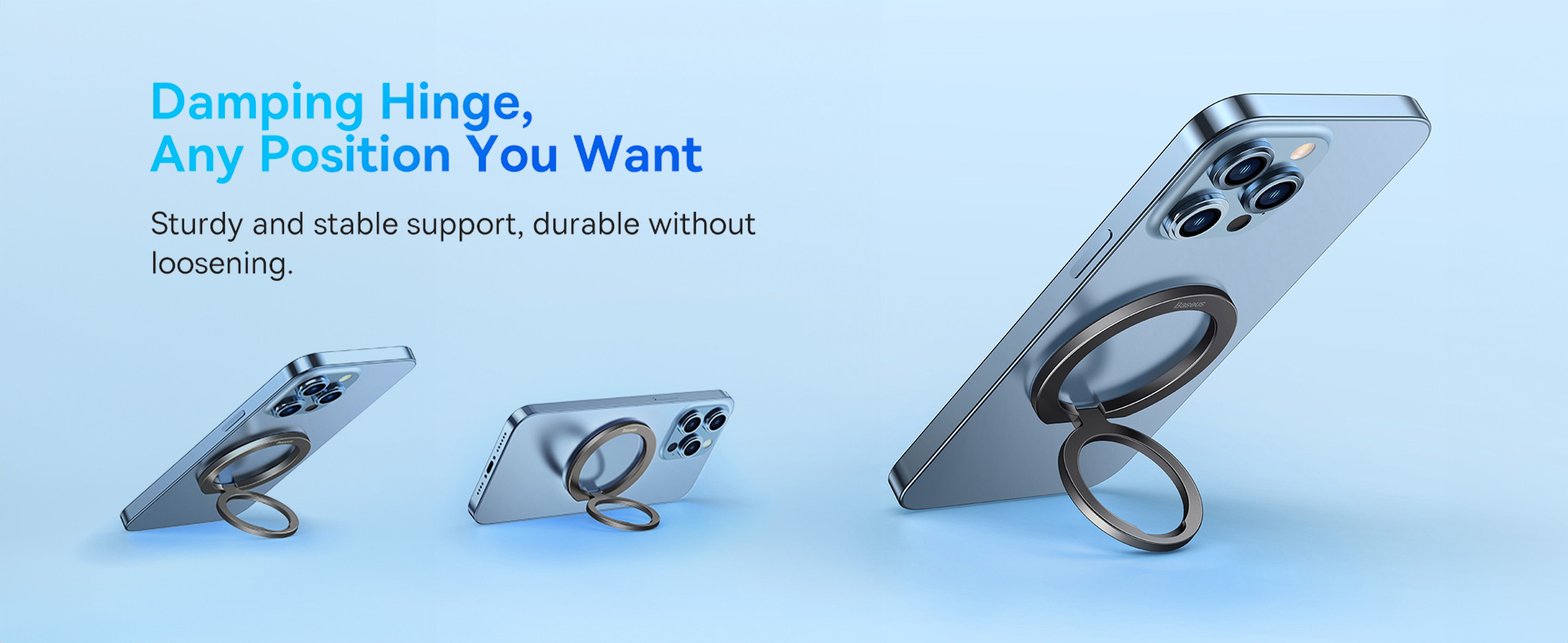 Baseus Halo Series Foldable Metal Ring Stand