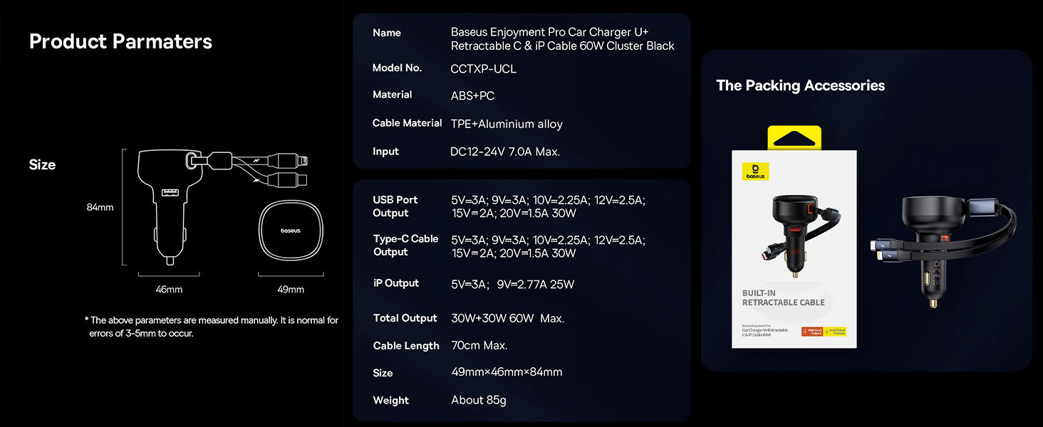 Baseus Car Charger USB