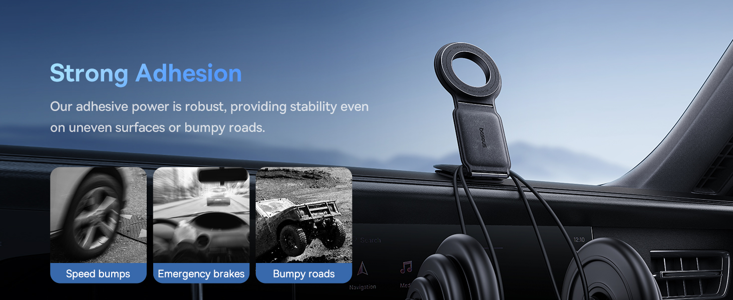 Baseus C02 Prime Trip Series Magnetic Car Phone Holder 360° Rotatable, Foldable Car Mount