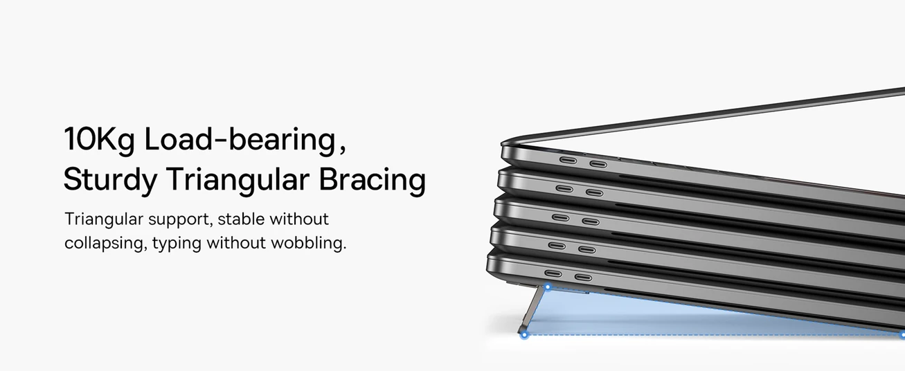 Baseus Slim Laptop Kickstand (2 PCS) Compact, Durable, Heat Dissipation, Adjustable Viewing Angle