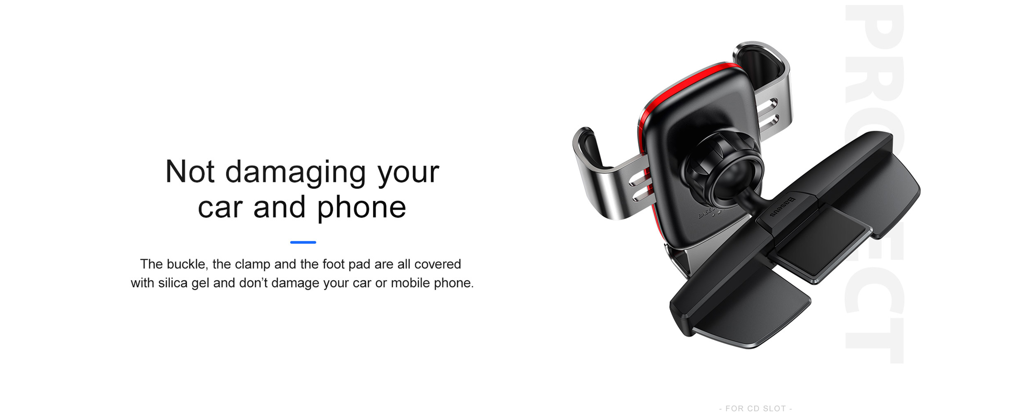 Baseus Metal Age Gravity Car Mount (CD Version)