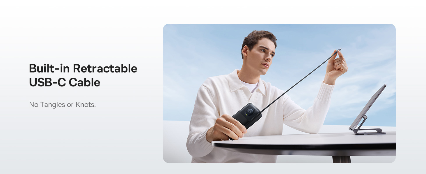 Baseus Free2Pull 20000mAh Power Bank with Built