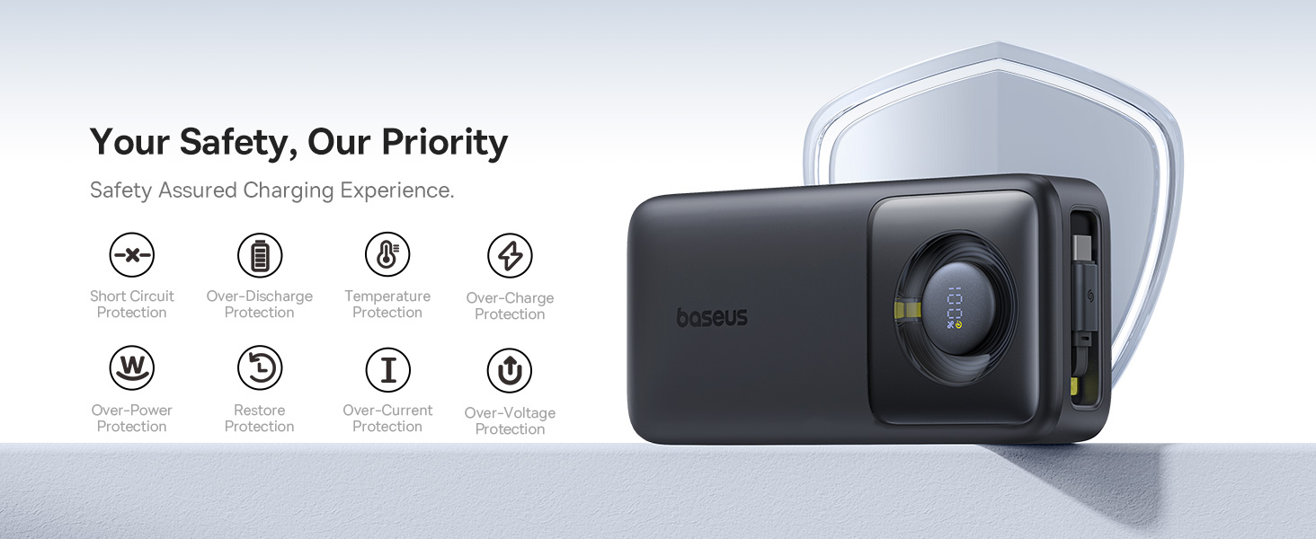 Baseus Free2Pull 20000mAh Power Bank with Built