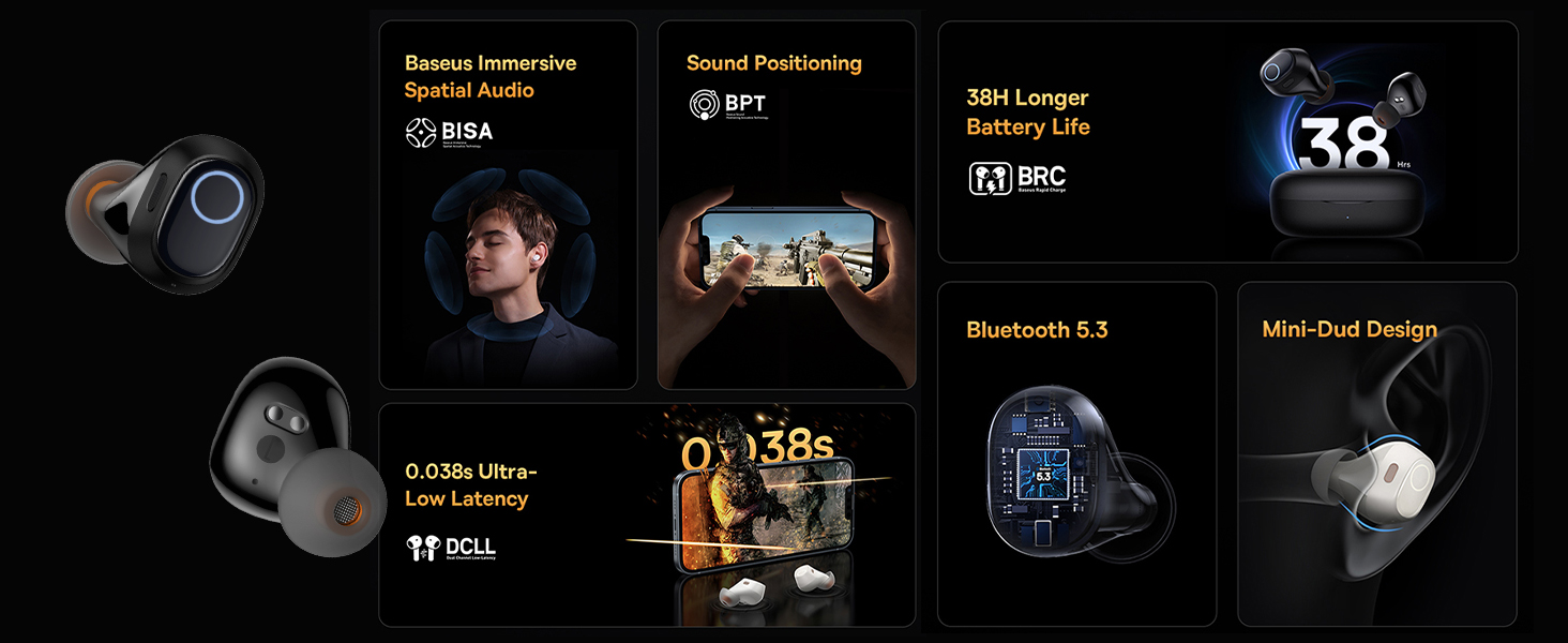 Baseus Bowie WM03 True Wireless Earphones
