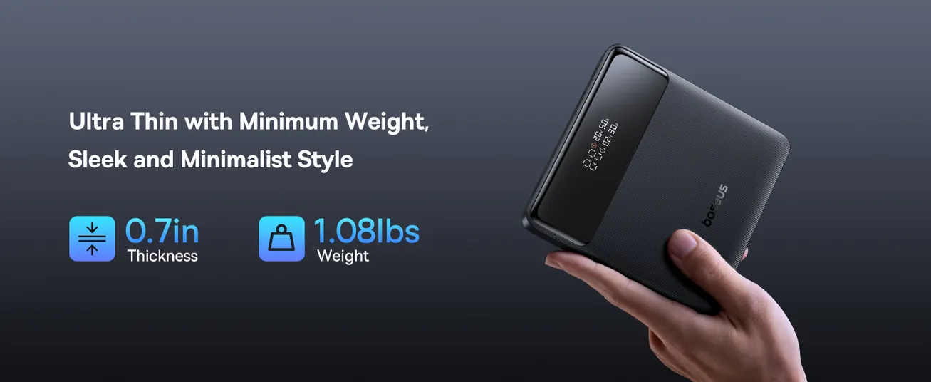 Baseus Blade H1 Lite 20000mAh 100W Fast Charging Power Bank with Type
