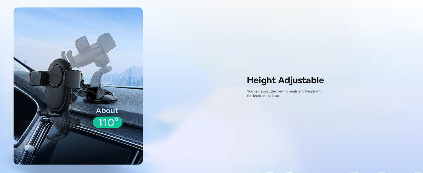 Baseus UltraControl Lite Series 2 in 1 Car Phone Holder