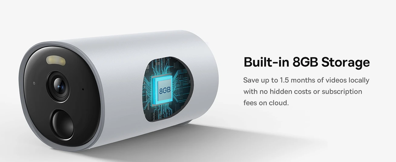 Baseus Security B1 Outdoor Camera – 2K Clarity, 145° Wide