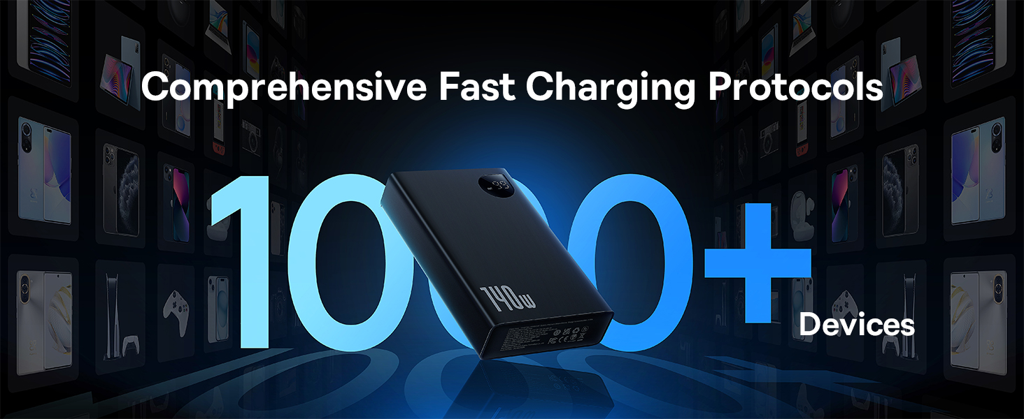 Baseus Laptop Power Bank 24000mAh with 140W Super Fast Charge