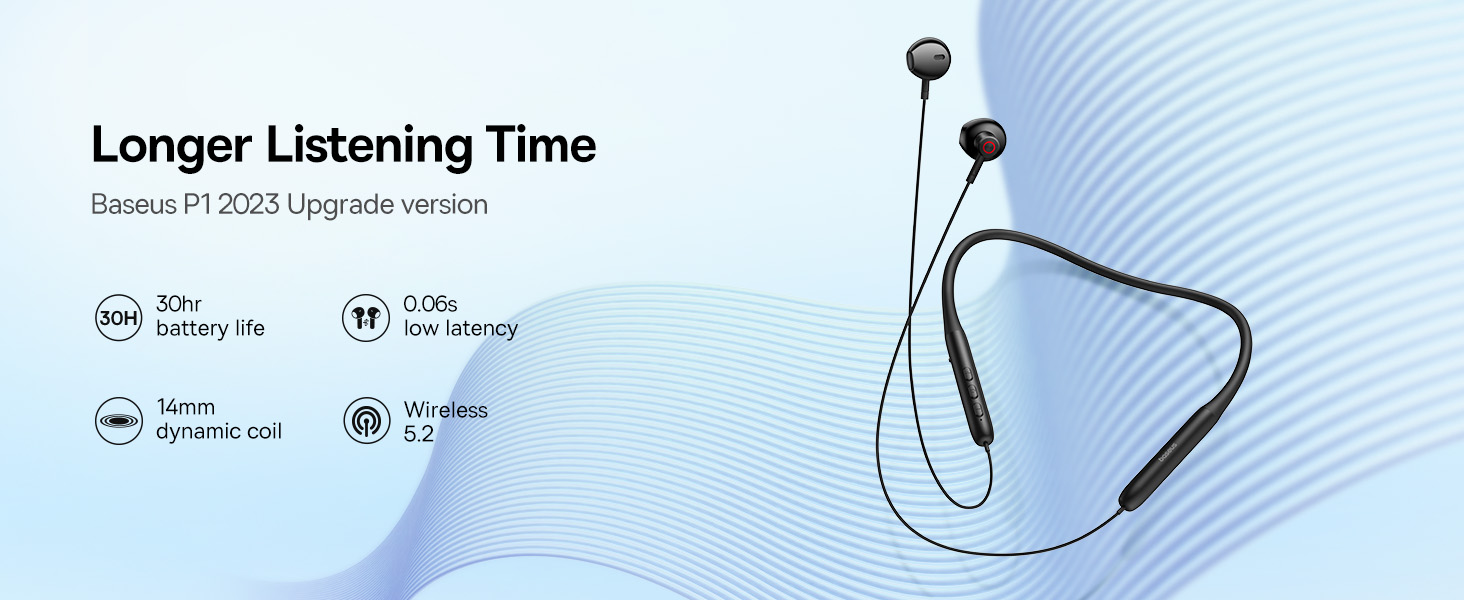 Baseus Bowie P1 Neckband Wireless Earphones