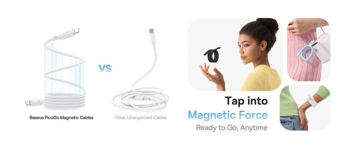 Baseus PicoGo 240W Magnetic Fast Charging USB