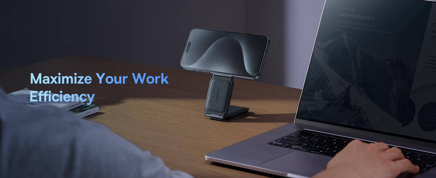 Baseus C02 Prime Trip Series Magnetic Car Phone Holder 360° Rotatable, Foldable Car Mount