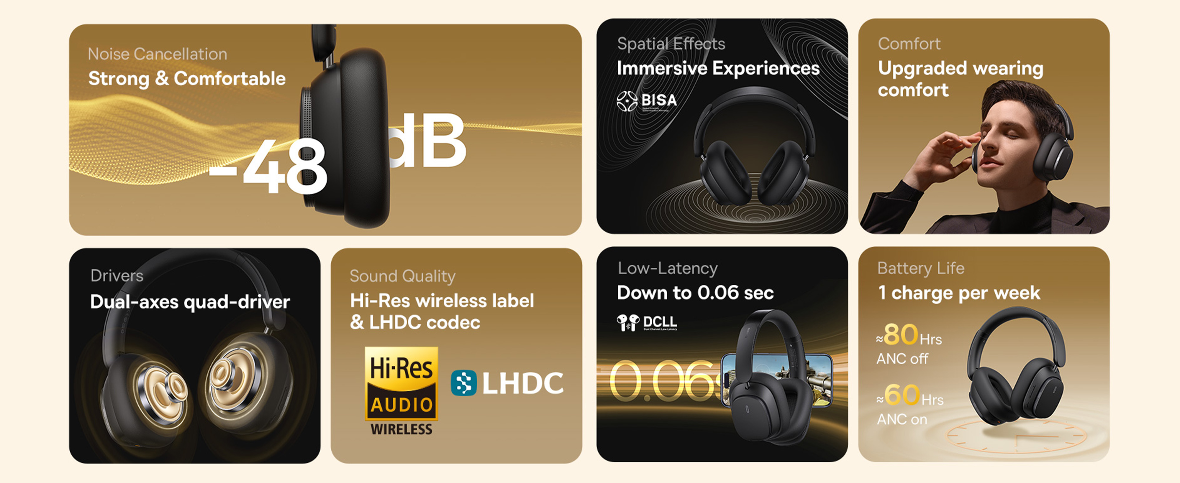 Baseus Bowie H1 Pro Wireless Headphones