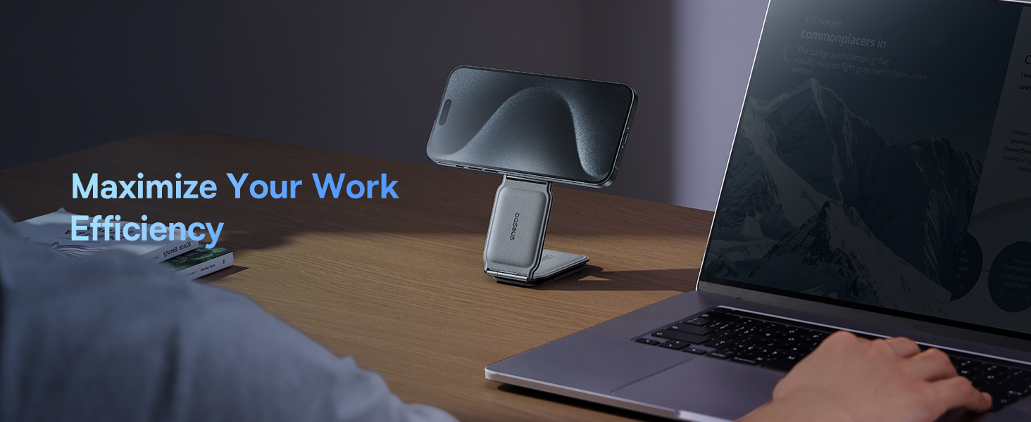 Baseus C02 Prime Trip Series Magnetic Car Phone Holder 360° Rotatable, Foldable Car Mount