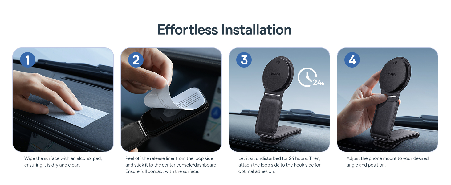 Baseus C02 PrimeTrip Series Mega Magnetic Wireless Charging Car Phone Holder with 15W Qi2 MagSafe