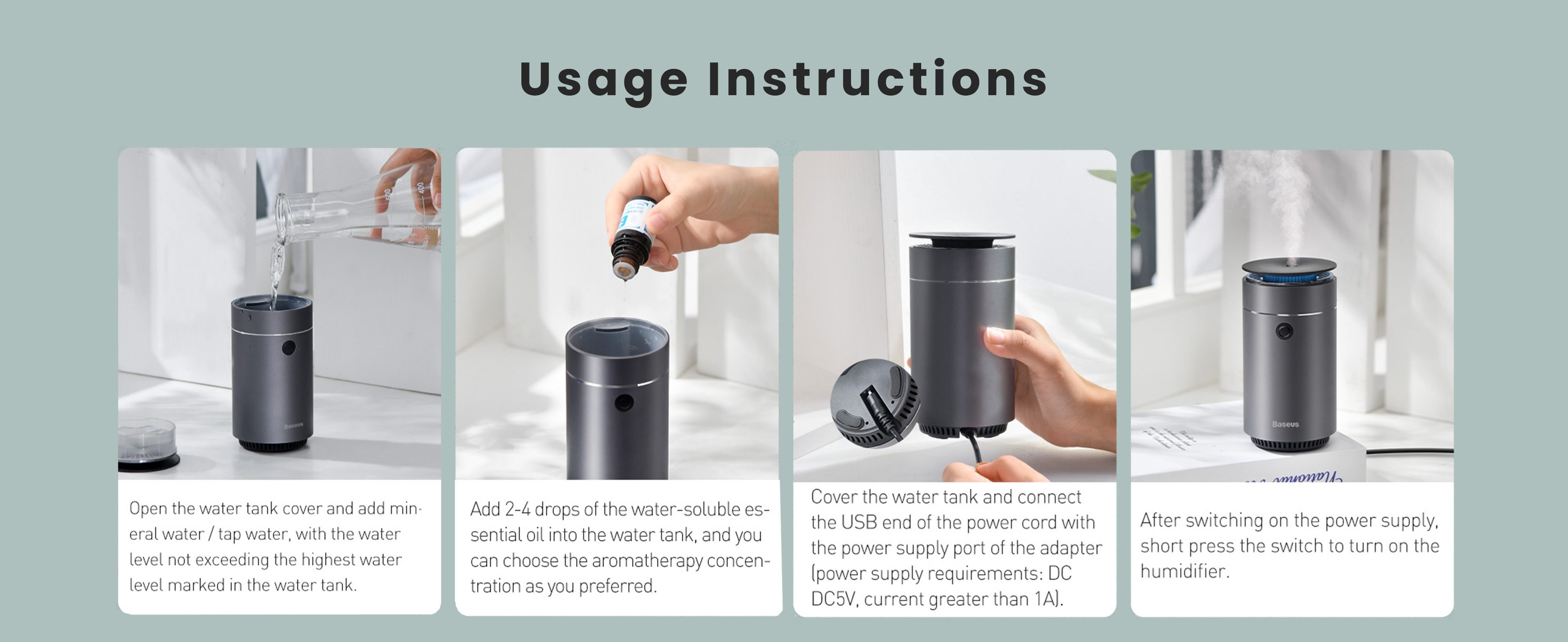 Baseus Car Diffuser & Humidifier