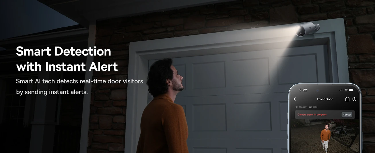 Baseus Security B1 Outdoor Camera – 2K Clarity, 145° Wide